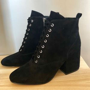 SAM EDELMAN lace up booties